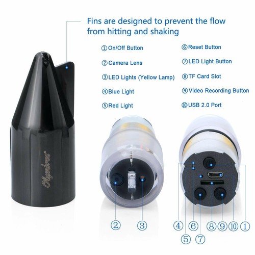 Underwater Fishing Camera Professional Video Recorder System Day and Night Camer - Picture 3 of 8