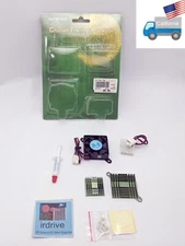 New Evercool PC Motherboard Chipset Cooler Kit: Cooling Fan,Thermal Pad,Heatsink