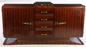 FRENCH ART DECO MACASSAR SIDEBOARD C. 1930