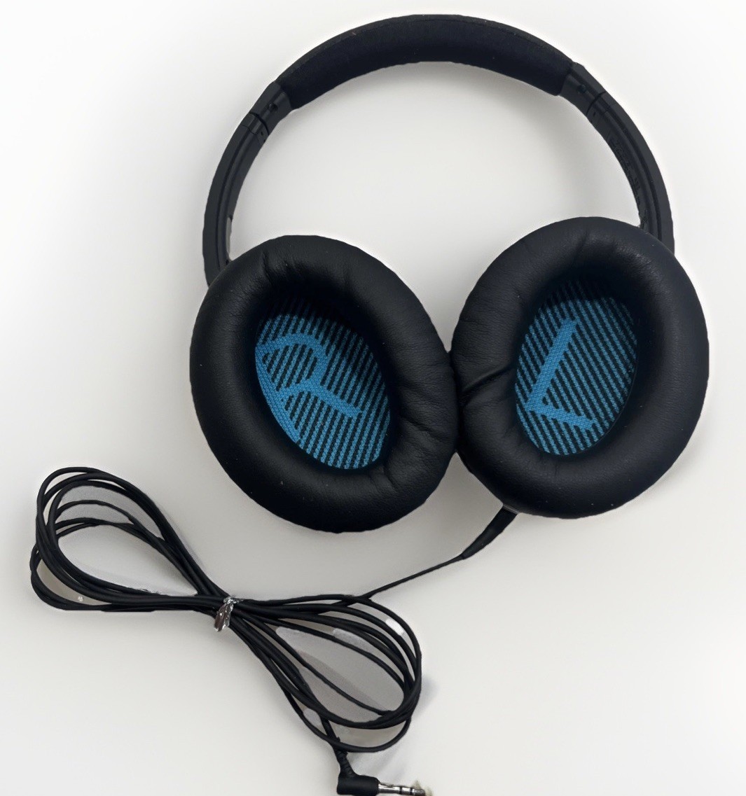 BOSE Headphones AE2 Wired Earphones TESTED Work Great Sound Pads 1/8” 3.5mm Jack-image