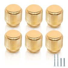 6pcs Knurled Cabinet Knobs, Kitchen Drawer Pulls Decorative Knobs for cabinet...