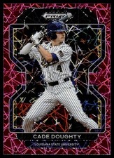 2022 Panini Prizm Draft Picks Neon Pink Velocity #PDP78 Cade Doughty