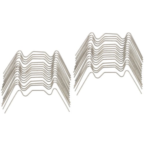 Set of 2 W Type Greenhouse Fasteners Glass Panel Fixing Clips Clamps Garden - Picture 12 of 12