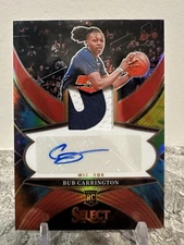2024-25 Panini Select - Rookie Jersey Autographs Bub Carrington Tie Dye /25 RC
