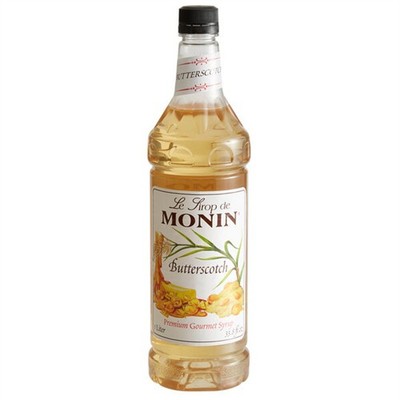 Monin Premium Butterscotch Flavoring Syrup 1 Liter 544SYPFR112F