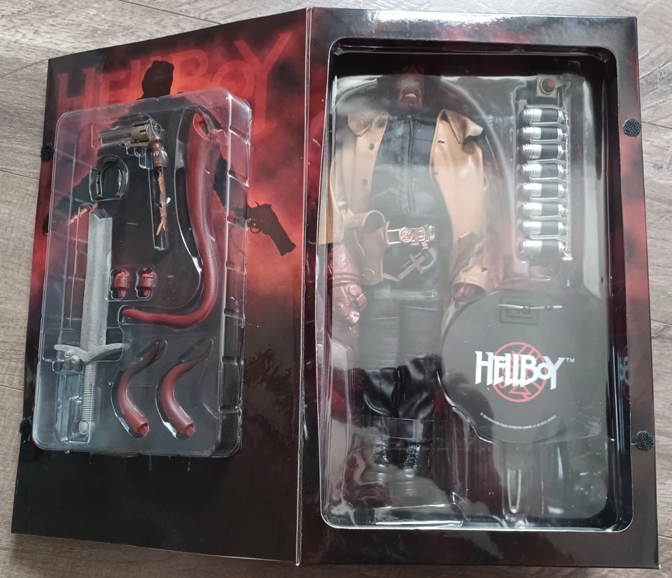 Figura de acción SIDESHOW HELLBOY 12" - EDICIÓN DEFINITIVA - ¡Nueva en caja! ¡BONITO! L@@K!! Foto 2 de 4