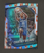2025 Panini Prizm WNBA Exclusive WNBA Logo Prizm #69 Courtney Williams Lynx