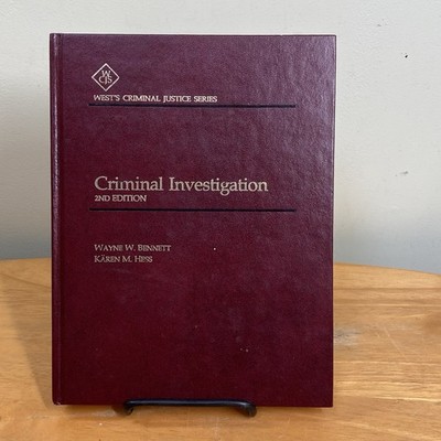 West s Criminal Justice Series Criminal Investigation 2nd Edition Hardcover Book
