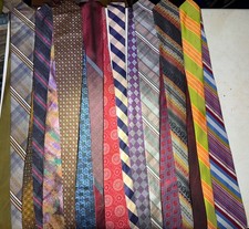 Men  s Ties- Lot of 17 Wembley Brand Only Check Pictures For Sizes  24 