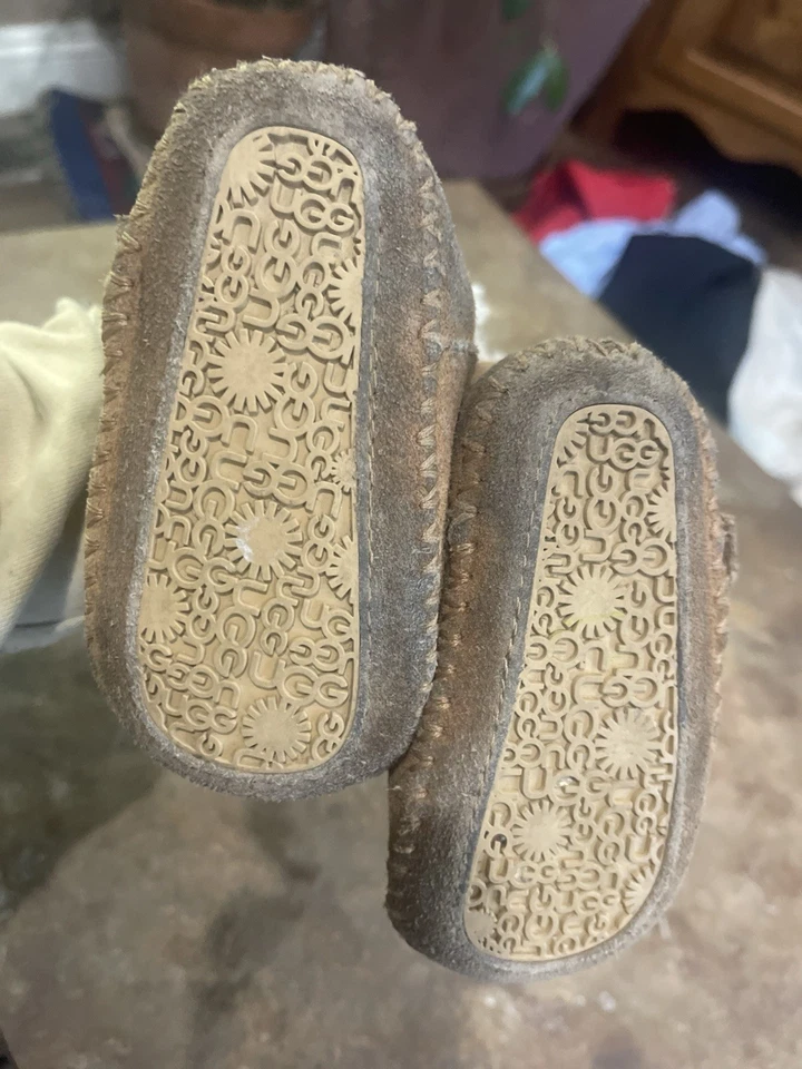 UGG Baby Bootie Size 2/3 Brown Leather - Image 2 of 4