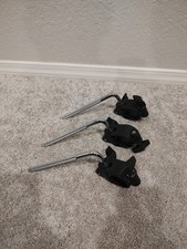 THREE Roland MDH-10U V-Drum Cymbal Rack Clamp MDH10U Mount L-Rod for MDC10U