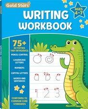 Writing Workbook for Ages 4-7 with 75 Handwriting Activities, Pencil Contro...