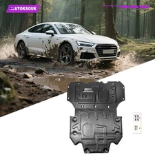 2Pcs Front Skid Plate For Audi A7 2011-2018 Underbody Engine Splash Shield Cover