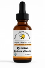 Quinine Tincture Cinchona Bark 1oz 2oz Organic Herbal Extract Immune Support