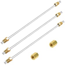 MuHize 16" 3/16" Zinc-Coated Steel Tubing Rust-Proof Brake Lines Direct Fit wi