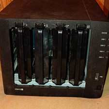 Synology DiskStation DS412+ 4-Bay Network Attached Storage NAS, Black