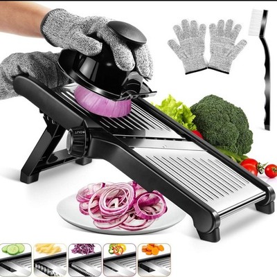 Professioneller Mandolinenschneider Gemüseschneider Lebensmittel Obst Zerkleinerer Gretar Werkzeug UK