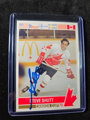  1992 Future Trends '76 Canada Cup Autograph Steve Shutt Canadiens Legend HOF