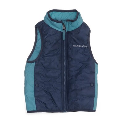 Didriksons, Outdoor Weste, Unisex (Kinder), Größe: 90, Blau/Türkis #eaw