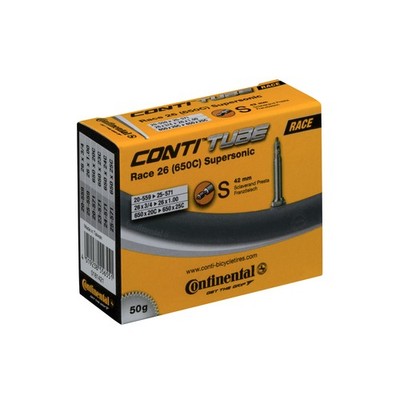 Continental Race Tube Supersonic Presta 42Mm Valve Black 26X1.00'' 650X20-25