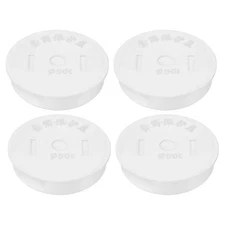 10Pcs 50mm OD Flush Type Hole Plugs Post Tube Hole Fastener Cover Pipe End Cap