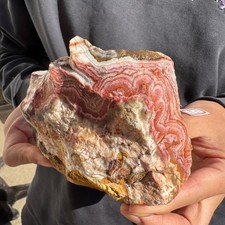 2.4lb Raw Natural Mexican Crazy Lace Agate Rough Crystal Rocks Mineral Healing