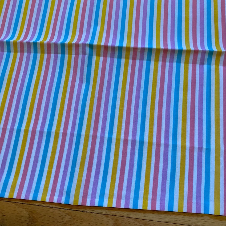 复古 80 年代 2 件套枕套圆点条纹美国生活方式 Deadstock — 第 2/4 张图片