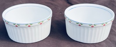 MIKASA Bali Hai 2, 4  Ramekins, 9  Serving Bowl, 12  Charger Plates EC