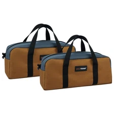 MELOTOUGH Tool Tote Bag Small Canvas Tool Bag with Zipper Combo Kit-Includes