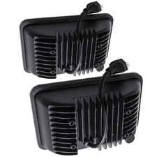 2x LED Headlights High Beam 4x6" Sealed Fog light for Freightliner FLD120 112