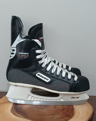 Bauer Impact Force 300 Mens Ice Hockey Skates Tuuk Blades 290mm Sz-10/10.5D