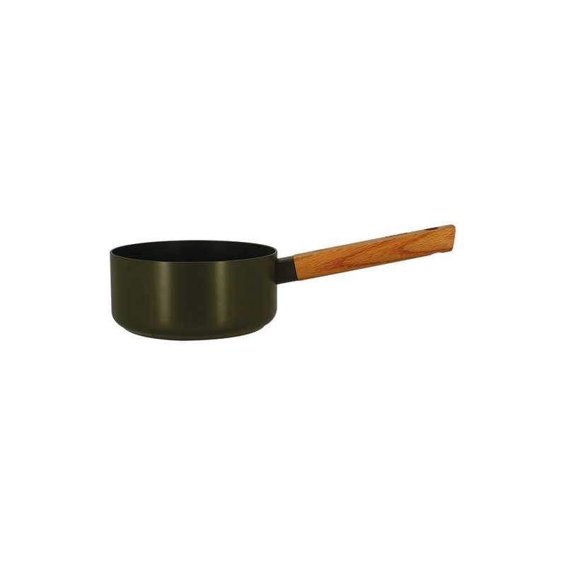 Casserole 16cm kaki Ector Ogoliving avec manche en bois amovible