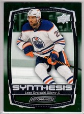 2023-24 Upper Deck Engrained Leon Draisaitl Green Synthesis Card # S-46
