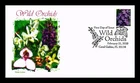 US COVER FIRST DAY OF ISSUE PICTORIAL CANCEL PANDA CACHET WILD ORCHIDS