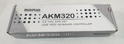 Working midiplus AKM320 Midi Keyboard Controller. Hardly Used. Adult Owned.