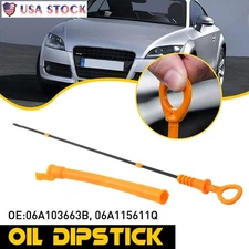 For 00-06 Audi TT/99-06 VW Beetle Golf Engine Oil Level Dipstick Indicator Tube