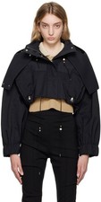 Jacquemus Black Le Raphia 'La Parka Raphia' Jacket