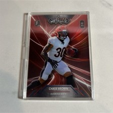 Wild Card 2023 American Metallix Chase Brown #28 Rookie Cincinnati Football 2/8