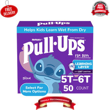 Huggies Pull-Ups Boys Potty Training Pants, Size 5T-6T, 46+ lbs, 50 Ct, Spidey