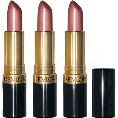 REVLON Super Lustrous Moisturising Matte Lipstick - 420 Blushed *3er Pack*