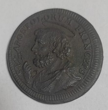 SAMPIETRINO 1796 DUE BAIOCCHI E MEZZO ROMANI STATO PONTIFICIO PIO VI qFDC