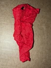 1960s Vintage Barbie Doll Red Silk Sheath PAK Dress Some TLC