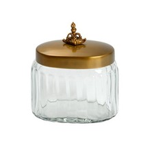 Deko Glas Vorratsdose Klarglas Vorratsdose elegant f&uuml;r Dessertst&auml;nder