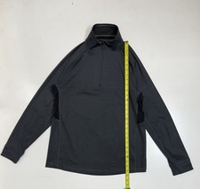 Vineyard Vines Performance 1/4 Zip Golf Pullover Gray Men  s Medium Poly Spandex