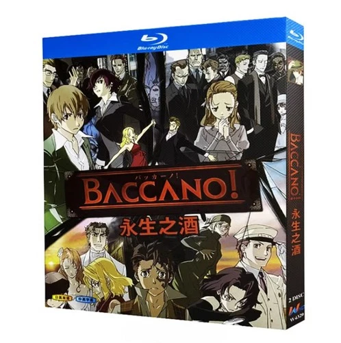 Baccano! Blu-Ray Free Region Chinese English Subtitle Boxed Japenese Drama