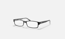 RAY-BAN RB 5114 2034 52-16-135 EYEGLASSES POLISHED BLACK TRANSPARENT FRAME
