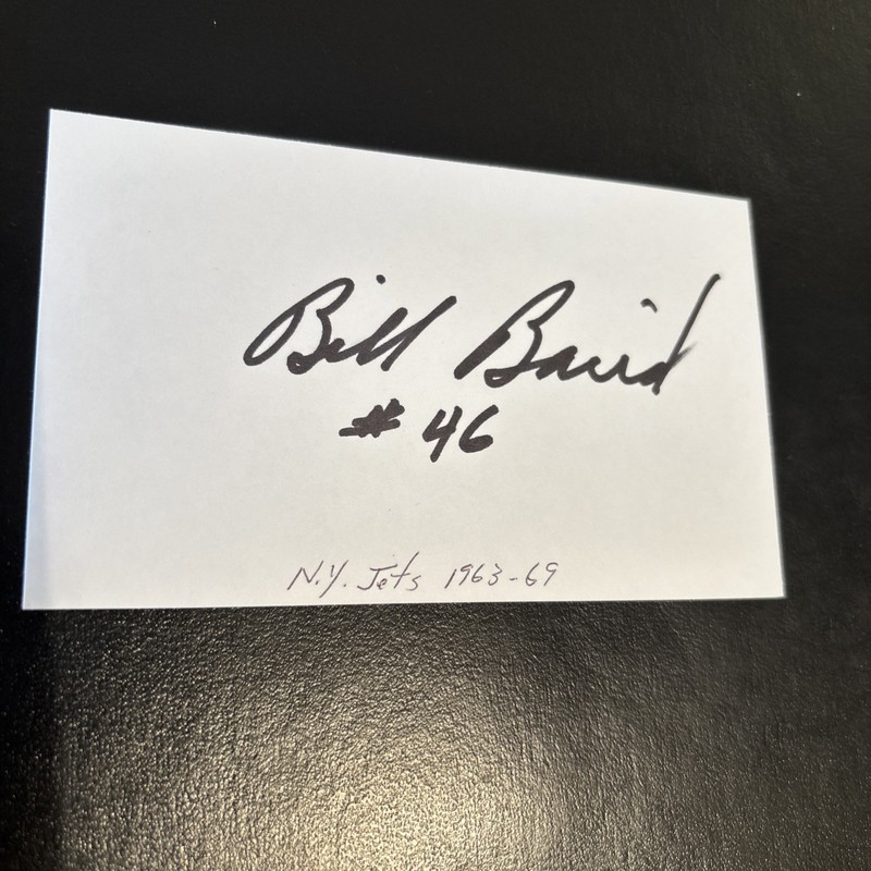 Bill Baird (San Francisco St.) CB/S, ‘63-69 NY Jets, Super Bowl III Champs