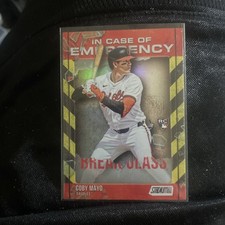 2025 Topps Stadium Club Coby Mayo In Case Of Emergency Insert Orioles 