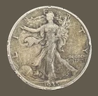 1935 Walking Liberty Half Dollar Silver 50C US Coin