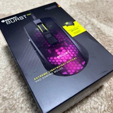 Roccat Burst Pro Gaming Mouse Wired Black Used Tested